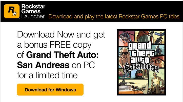Rockstar Games GTA San Andreas'ı Bir Süreliğine Ücretsiz Sunacak