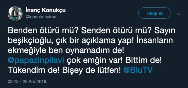 İnanç Konukçu Tweet 1